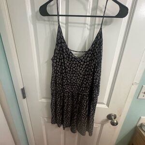 Black and White Patterned Dress